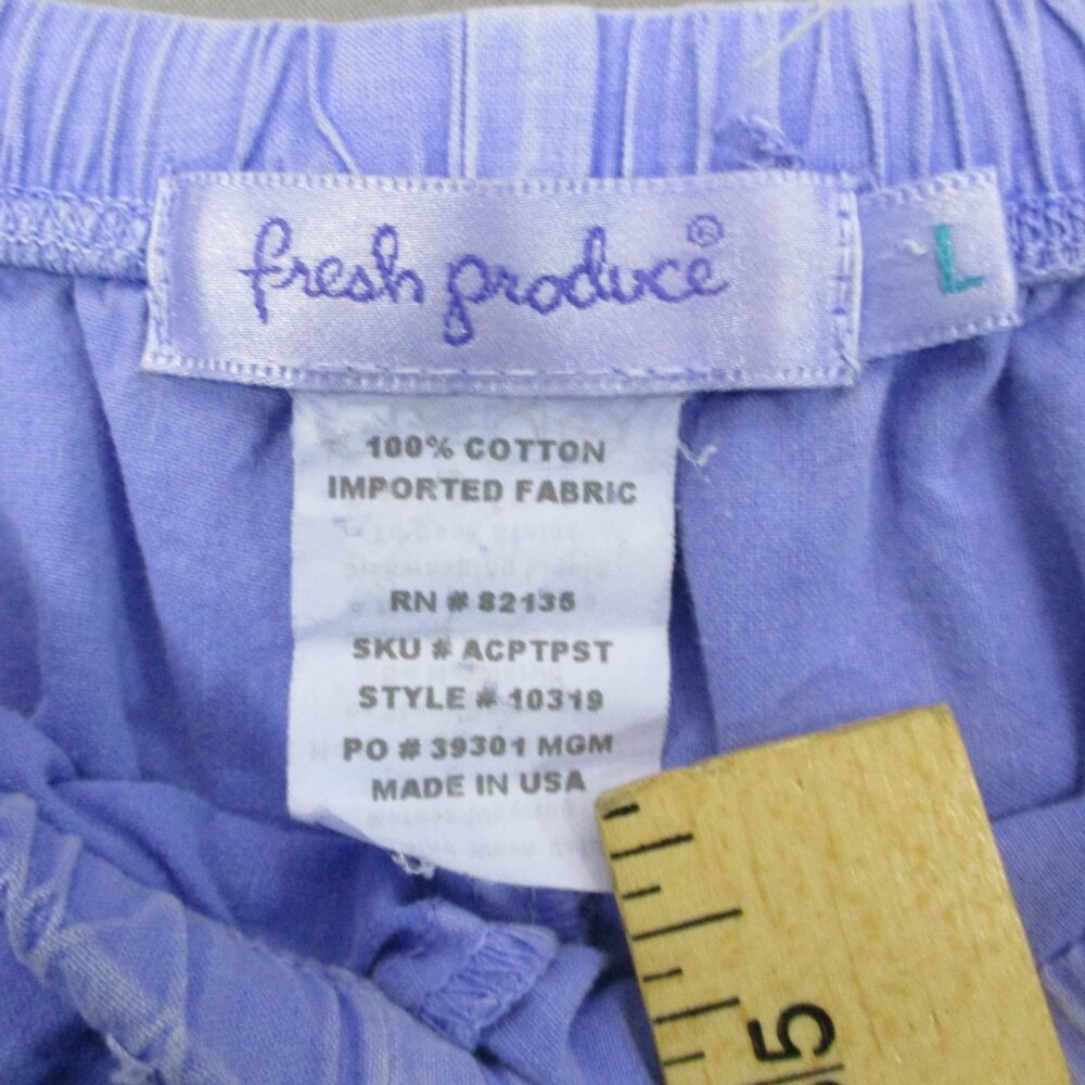 Fresh Produce Wide Leg Gaucho Pants Blue Women Size | L - Picture 6 of 8
